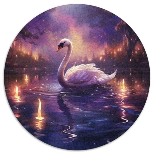 Puzzle für Erwachsene, 1000 Teile, Schwanen-Puzzle aus Pappe, Denkspiel für Teenager, 67,5 x 67,5 cm Puzzle für Erwachsene, 1000 Teile, Schwanen-Puzzle aus Pappe, Denkspiel für Teenager, 67,5 x 67,5 cm von LGSHENG
