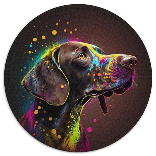 Puzzle für Erwachsene, 1000 Teile, Spirit Dog Puzzle, 1000 Teile, anspruchsvolles Denkspiel für Teenager, Spaß für die ganze Familie, DIY-Geschenk zur Heimdekoration (67,5 x 67,5 cm) von LGSHENG
