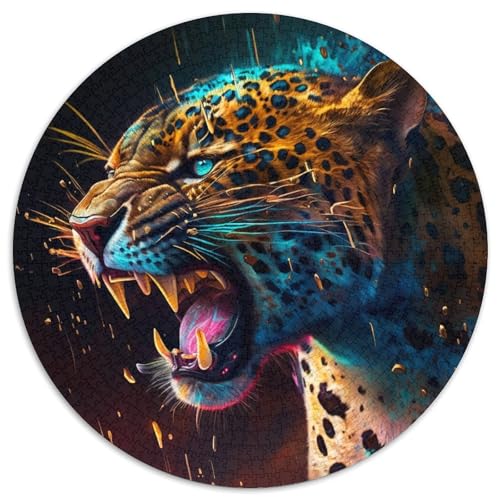 Puzzle für Erwachsene, 1000 Teile, Spirit Leopard, Kartonpuzzle, Denkspiel für Teenager, 67,5 x 67,5 cm Puzzle für Erwachsene, 1000 Teile, Spirit Leopard, Kartonpuzzle, Denkspiel für Teenager, 67,5 x 67,5 cm von LGSHENG