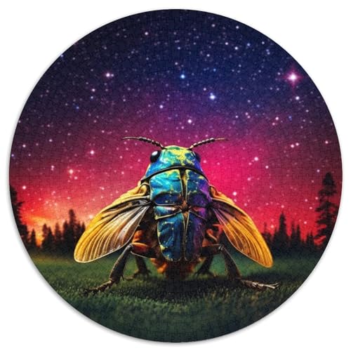 Puzzle für Erwachsene, 1000 Teile, Sterne, Insekten, Papierpuzzle, interaktives Familienspiel, Denksportaufgabe, Geschenk, Lernspielzeug (67,5 x 67,5 cm) von LGSHENG