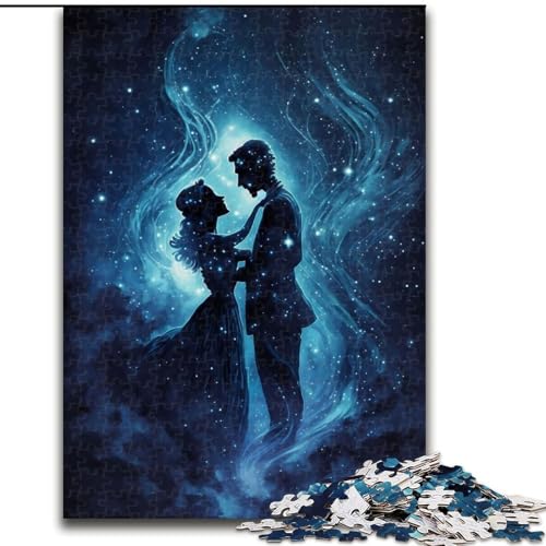 Puzzle für Erwachsene, 1000 Teile, Tanz im Weltraum, pädagogisches Denkspiel, künstlerische Heim- und Bürodekoration, ab 14 Jahren (Größe: 50x75cm) von LGSHENG