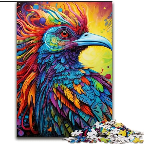 Puzzle für Erwachsene, 1000 Teile, Tier-Specht-Puzzle, anspruchsvolles Denkspiel für Teenager, perfekt als Heimdekoration oder Geschenk (Größe: 26x38cm) von LGSHENG
