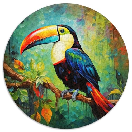 Puzzle für Erwachsene, 1000 Teile, Tiertukane, Papierpuzzle, interaktives Familienspiel, Denksportaufgabe, Geschenk, Lernspielzeug (67,5 x 67,5 cm) von LGSHENG