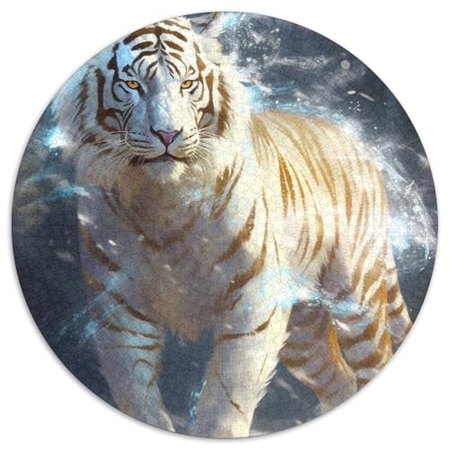 Puzzle für Erwachsene, 1000 Teile, Tiger-Puzzle, Familienaktivitätsspiel für Teenager, anspruchsvolles Denkspiel (67,5 x 67,5 cm) von LGSHENG