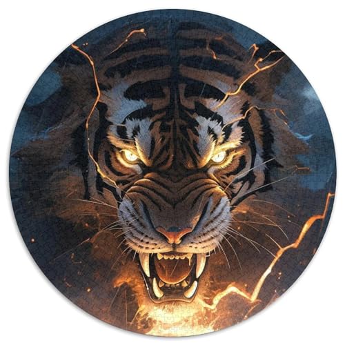 Puzzle für Erwachsene, 1000 Teile, Tiger-Puzzle, Familienaktivitätsspiel für Teenager, anspruchsvolles Denkspiel (67,5 x 67,5 cm) von LGSHENG