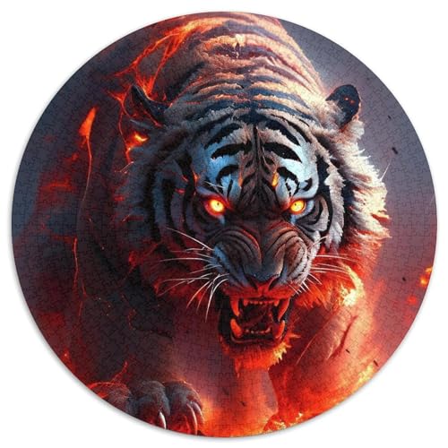 Puzzle für Erwachsene, 1000 Teile, Tiger-Puzzle aus Pappe, Denkspiel für Teenager, 67,5 x 67,5 cm Puzzle für Erwachsene, 1000 Teile, Tiger-Puzzle aus Pappe, Denkspiel für Teenager, 67,5 x 67,5 cm von LGSHENG