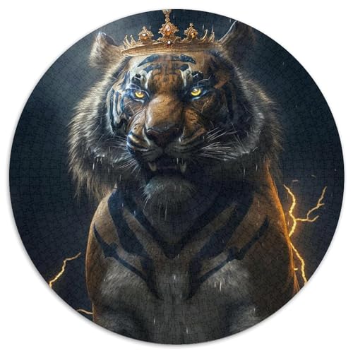 Puzzle für Erwachsene, 1000 Teile, Tiger-Puzzle aus Pappe, Denkspiel für Teenager, 67,5 x 67,5 cm Puzzle für Erwachsene, 1000 Teile, Tiger-Puzzle aus Pappe, Denkspiel für Teenager, 67,5 x 67,5 cm von LGSHENG