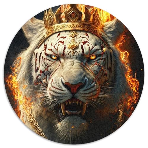Puzzle für Erwachsene, 1000 Teile, Tiger-Puzzle aus Pappe, Denkspiel für Teenager, 67,5 x 67,5 cm Puzzle für Erwachsene, 1000 Teile, Tiger-Puzzle aus Pappe, Denkspiel für Teenager, 67,5 x 67,5 cm von LGSHENG