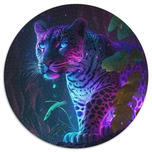 Puzzle für Erwachsene, 1000 Teile, Tiger-Puzzle aus Pappe, perfekt für Halloween, Weihnachten, Geburtstagsgeschenk, 67,5 x 67,5 cm von LGSHENG