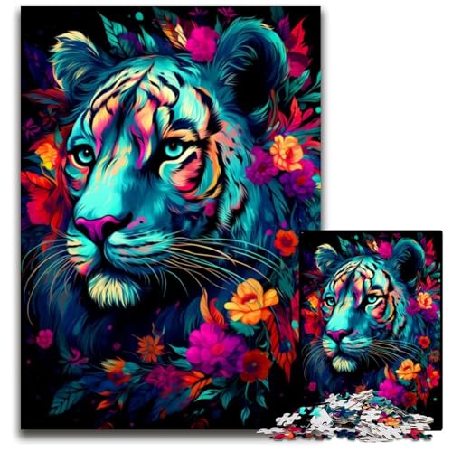 Puzzle für Erwachsene, 1000 Teile, Tiger-Puzzle für Erwachsene, hochschwieriges Denkspiel für Jugendliche, 26x38cm Puzzle für Erwachsene, 1000 Teile, Tiger-Puzzle für Erwachsene, hochschwieriges Denkspiel für Jugendliche, 26x38cm von LGSHENG
