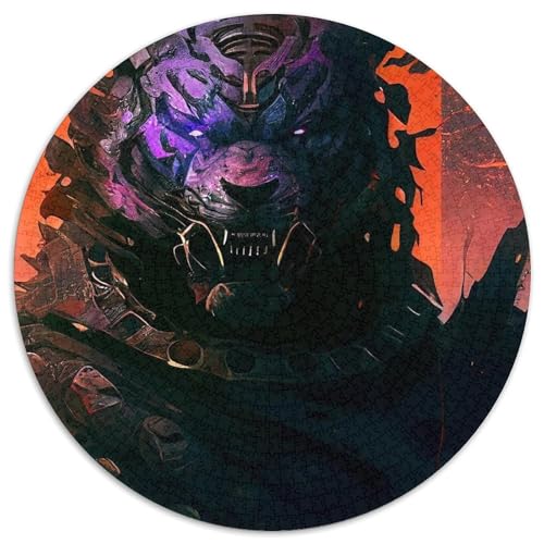 Puzzle für Erwachsene, 1000 Teile, Tiger-Puzzles für Erwachsene, interaktives Familienspiel, DIY-Heimdekoration, Gehirn-Herausforderung, Geschenk, 67,5 x 67,5 cm von LGSHENG