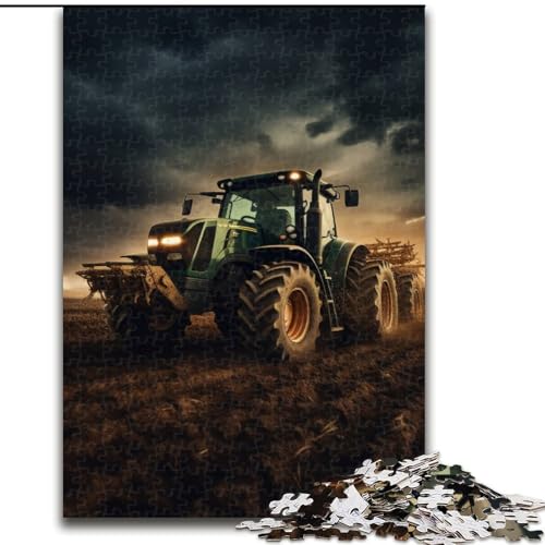 Puzzle für Erwachsene, 1000 Teile, Traktor-Anbaugeräte, anspruchsvolles Denkspiel für Teenager, perfekt als Heimdekoration oder Geschenk (Größe: 50x75cm) von LGSHENG