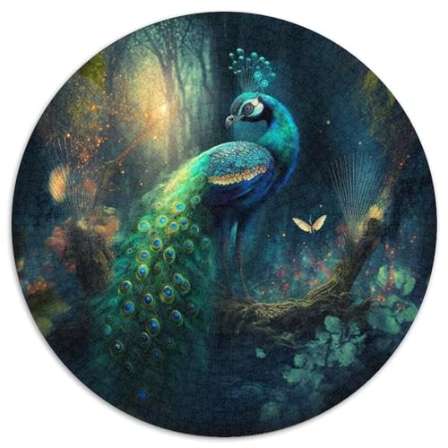 Puzzle für Erwachsene, 1000 Teile, Waldpfau, Kartonpuzzle, Denkspiel für Teenager, 67,5 x 67,5 cm Puzzle für Erwachsene, 1000 Teile, Waldpfau, Kartonpuzzle, Denkspiel für Teenager, 67,5 x 67,5 cm von LGSHENG