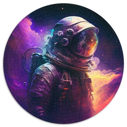 Puzzle für Erwachsene, 1000 Teile, Weltraum-Astronauten-Puzzle aus Pappe, perfekt für Halloween, Weihnachten, Geburtstagsgeschenk, 67,5 x 67,5 cm von LGSHENG