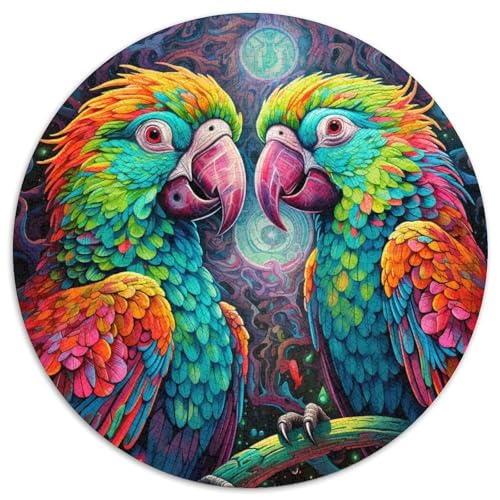 Puzzle für Erwachsene, 1000 Teile, bunter Papagei, 1000 Teile, Puzzle für Erwachsene, ideales Weihnachts- oder Geburtstagsgeschenk, Partyspielspielzeug (67,5 x 67,5 cm) von LGSHENG