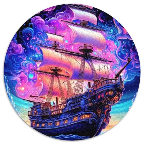 Puzzle für Erwachsene, 1000 Teile, buntes Bootspuzzle, Familienaktivitätsspiel für Teenager, anspruchsvolles Denkspiel (67,5 x 67,5 cm) von LGSHENG