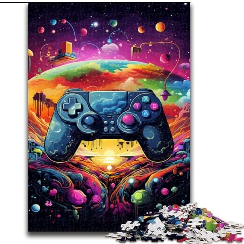 Puzzle für Erwachsene, 1000 Teile, buntes Gamepad-Puzzle, anspruchsvolles Denkspiel für Teenager, perfekt als Heimdekoration oder Geschenk (Größe: 50x75cm) von LGSHENG