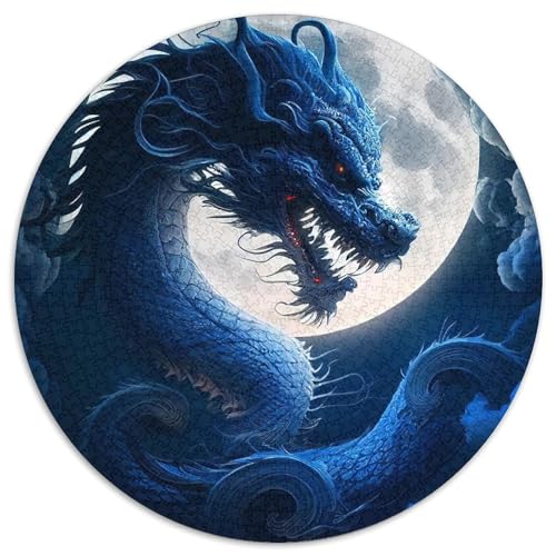 Puzzle für Erwachsene, 1000 Teile, chinesische Monddrachen, Kartonpuzzle, Denkspiel für Teenager, 67,5 x 67,5 cm Puzzle für Erwachsene, 1000 Teile, chinesische Monddrachen, Kartonpuzzle, Denkspiel für Teenager, 67,5 x 67,5 cm von LGSHENG