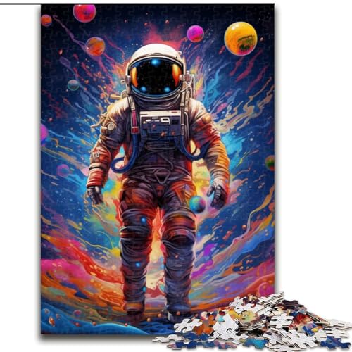 Puzzle für Erwachsene, 1000 Teile, farbenfrohes Astronauten-Puzzle, anspruchsvolles Denkspiel, Familienaktivität, Heimdekoration, (Größe: 50x75cm) von LGSHENG