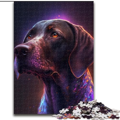 Puzzle für Erwachsene, 1000 Teile, farbenfrohes Blitzhund-Puzzle, Familienbindungsaktivität, einzigartiges Geschenk für Feiertage und Geburtstage (Größe: 26x38cm) von LGSHENG