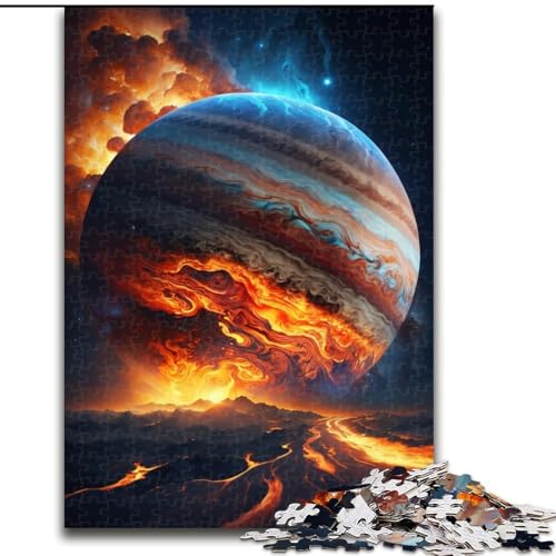 Puzzle für Erwachsene, 1000 Teile, farbenfrohes Planeten-Puzzle, Heimdekoration, Denksportspiel für Teenager und Familieninteraktion (Größe: 26x38cm) von LGSHENG
