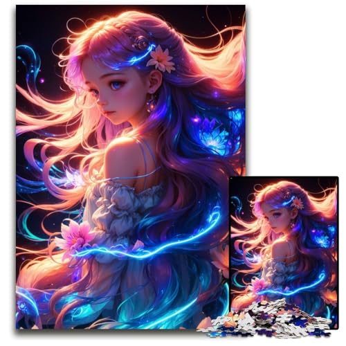 Puzzle für Erwachsene, 1000 Teile, kosmische Hexe, farbenfrohe Heimdekoration und interaktives Familienspiel, 50x75cm von LGSHENG