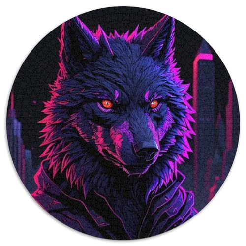 Puzzle für Erwachsene, 1000 Teile, magischer Wolf, Puzzle für Erwachsene, interaktives Familienspiel, DIY-Heimdekoration, Gehirn-Herausforderung, Geschenk, 67,5 x 67,5 cm Puzzle für Erwachsene, 1000 Teile, magischer Wolf, Puzzle für Erwachsene, interaktives Familienspiel, DIY-Heimdekoration, Gehirn-Herausforderung, Geschenk, 67,5 x 67,5 cm von LGSHENG