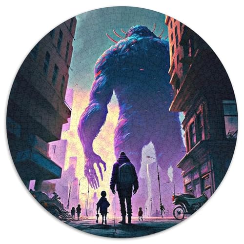 Puzzle für Erwachsene, 1000 Teile, riesige Monster-Puzzles aus Pappe, fördert die Hand-Auge-Koordination, 67,5 x 67,5 cm Puzzle für Erwachsene, 1000 Teile, riesige Monster-Puzzles aus Pappe, fördert die Hand-Auge-Koordination, 67,5 x 67,5 cm von LGSHENG