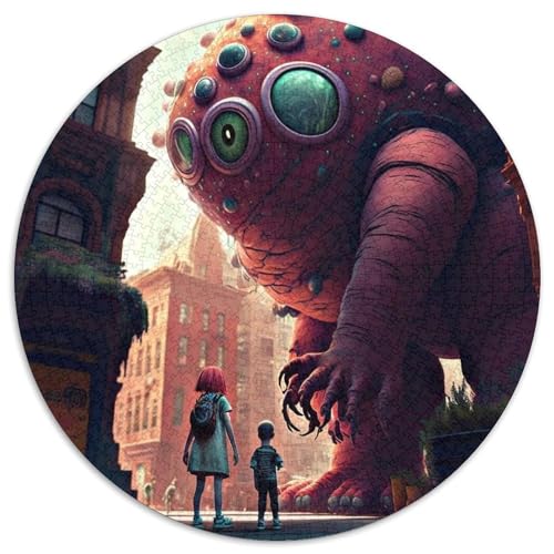Puzzle für Erwachsene, 1000 Teile, riesiges Monster, schwierige Puzzles für Erwachsene, perfekt als Geburtstags-, Weihnachts, 67,5 x 67,5 cm Puzzle für Erwachsene, 1000 Teile, riesiges Monster, schwierige Puzzles für Erwachsene, perfekt als Geburtstags-, Weihnachts, 67,5 x 67,5 cm von LGSHENG