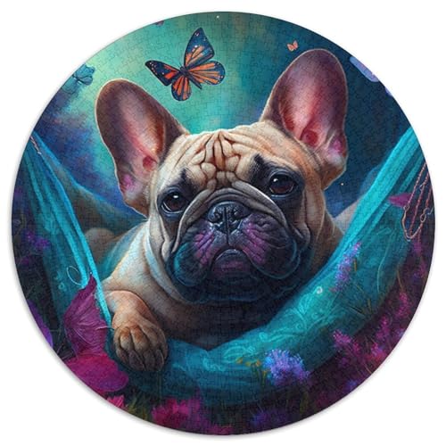 Puzzle für Erwachsene, 1000 Teile, schöne französische Bulldogge, Puzzles für Erwachsene, interaktives Familienspiel, DIY-Heimdekoration, Gehirn-Herausforderung, Geschenk, 67,5 x 67,5 cm Puzzle für Erwachsene, 1000 Teile, schöne französische Bulldogge, Puzzles für Erwachsene, interaktives Familienspiel, DIY-Heimdekoration, Gehirn-Herausforderung, Geschenk, 67,5 x 67,5 cm von LGSHENG