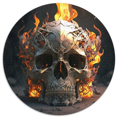 Puzzle für Erwachsene, 1000 Teile, schöner Totenkopf, Papppuzzle, Denkspiel für Teenager, 67,5 x 67,5 cm Puzzle für Erwachsene, 1000 Teile, schöner Totenkopf, Papppuzzle, Denkspiel für Teenager, 67,5 x 67,5 cm von LGSHENG