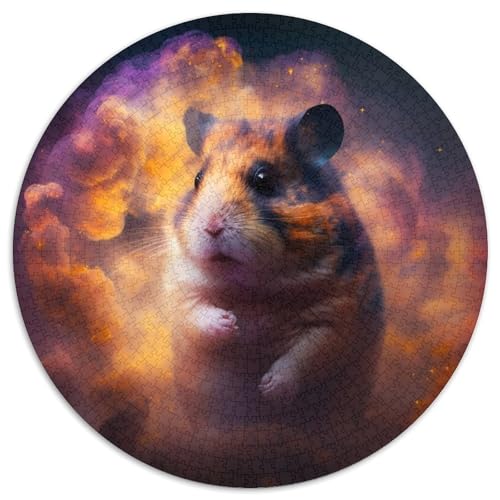 Puzzle für Erwachsene, 1000 Teile Hamsternebel, rund, aus Pappe, anspruchsvolles Denkspiel für Teenager, perfekt als Heimdekoration oder Geschenk, 67,5 x 67,5 cm Puzzle für Erwachsene, 1000 Teile Hamsternebel, rund, aus Pappe, anspruchsvolles Denkspiel für Teenager, perfekt als Heimdekoration oder Geschenk, 67,5 x 67,5 cm von LGSHENG