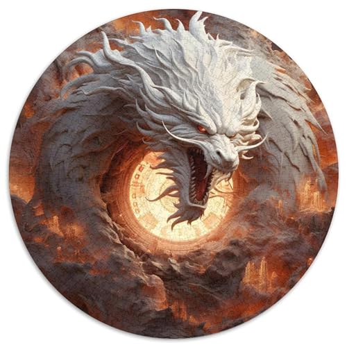 Puzzle für Erwachsene, 1000 mythische Feuerdrachen, 1000-teiliges Puzzle für Erwachsene für Jugendliche, Lernspiele, Geschenke, 67,5 x 67,5 cm von LGSHENG