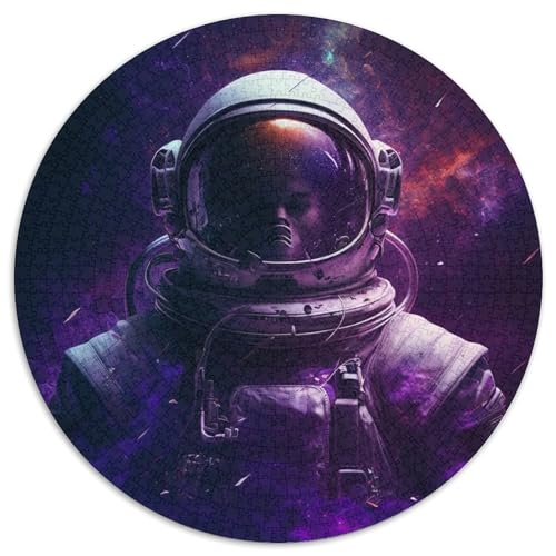 Puzzle für Erwachsene, 1000-teiliges Astronauten-Rundpuzzle, Familieninteraktion und Gehirnherausforderung, Familienaktivitäts-Herausforderung, 67,5 x 67,5 cm Puzzle für Erwachsene, 1000-teiliges Astronauten-Rundpuzzle, Familieninteraktion und Gehirnherausforderung, Familienaktivitäts-Herausforderung, 67,5 x 67,5 cm von LGSHENG