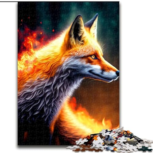 Puzzle für Erwachsene, 1000-teiliges Fantasy-Fuchs-Puzzle, Familie und Freunde, geeignet für Kinder ab 14 Jahren (Größe: 26x38cm) von LGSHENG