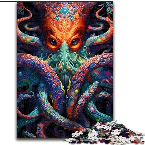 Puzzle für Erwachsene, 1000-teiliges Farbiges Otter-Puzzle für Teenager, Familienspieleabend, hirnfordernde Geschenkidee (Größe: 26x38cm) von LGSHENG