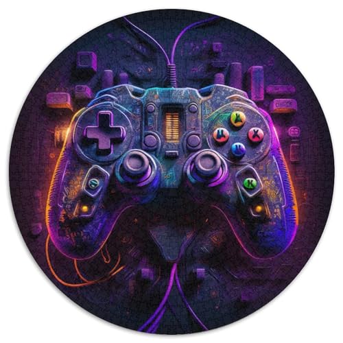 Puzzle für Erwachsene, 1000-teiliges Neon-Spiel, runde Puzzles, interaktives Familienspiel, Gehirn-Herausforderung, Lernspielzeug, 67,5 x 67,5 cm Puzzle für Erwachsene, 1000-teiliges Neon-Spiel, runde Puzzles, interaktives Familienspiel, Gehirn-Herausforderung, Lernspielzeug, 67,5 x 67,5 cm von LGSHENG