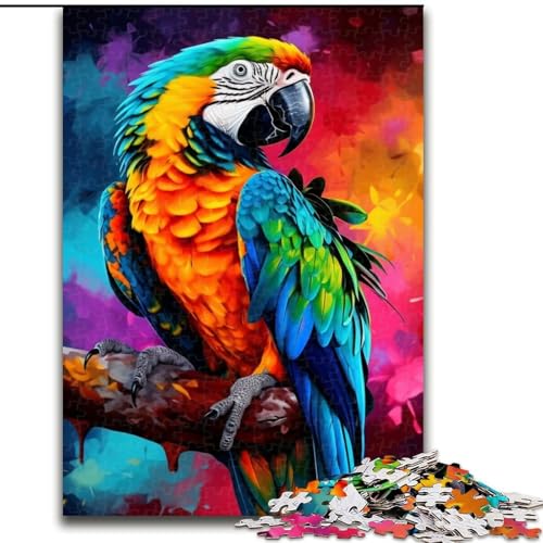Puzzle für Erwachsene, 1000-teiliges Puzzle mit Tieren, Vögeln und Papageien für Familienspaß, perfekt für den Urlaub, interaktive Spieleabende (Größe: 26x38cm) von LGSHENG