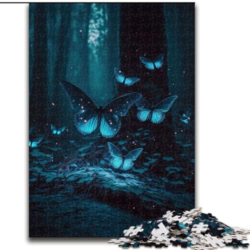 Puzzle für Erwachsene, 1000-teiliges Schmetterlingspuzzle, anspruchsvolles Denkspiel für Teenager, perfekt als Heimdekoration oder Geschenk (Größe: 50x75cm) von LGSHENG