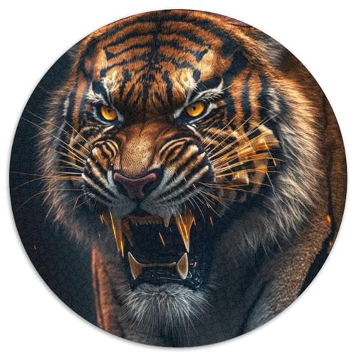 Puzzle für Erwachsene, 1000-teiliges Tiger-Puzzle aus Pappe, fördert die Hand-Auge-Koordination, 67,5 x 67,5 cm Puzzle für Erwachsene, 1000-teiliges Tiger-Puzzle aus Pappe, fördert die Hand-Auge-Koordination, 67,5 x 67,5 cm von LGSHENG