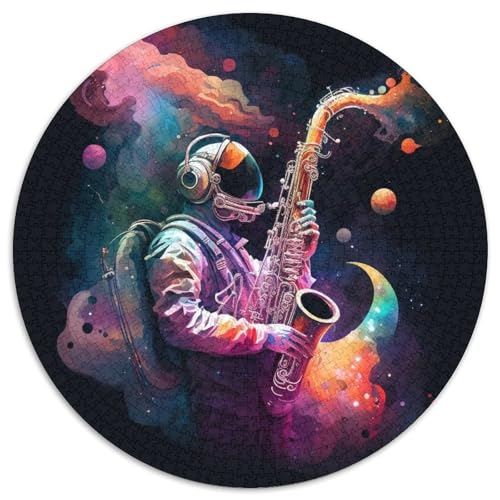 Puzzle für Erwachsene 1000 Astronaut spielt Saxophon 1000-teiliges Puzzle für Erwachsene für Jugendliche Lernspiele Geschenke 67,5 x 67,5 cm Puzzle für Erwachsene 1000 Astronaut spielt Saxophon 1000-teiliges Puzzle für Erwachsene für Jugendliche Lernspiele Geschenke 67,5 x 67,5 cm von LGSHENG