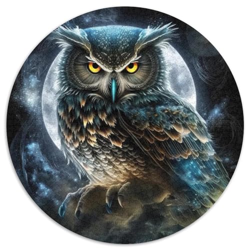 Puzzle für Erwachsene 1000 Eule 1000-teiliges Puzzle für Erwachsene für Jugendliche Lernspiele Geschenke 67,5 x 67,5 cm von LGSHENG