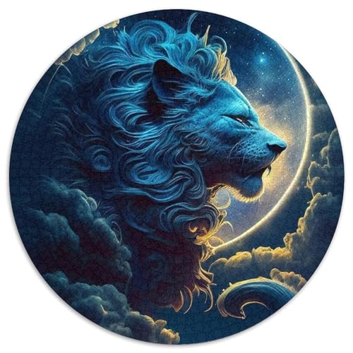 Puzzle für Erwachsene 1000 Mystischer Mondlöwe 1000-teiliges Puzzle für Erwachsene für Jugendliche Lernspiele Geschenke 67,5 x 67,5 cm Puzzle für Erwachsene 1000 Mystischer Mondlöwe 1000-teiliges Puzzle für Erwachsene für Jugendliche Lernspiele Geschenke 67,5 x 67,5 cm von LGSHENG