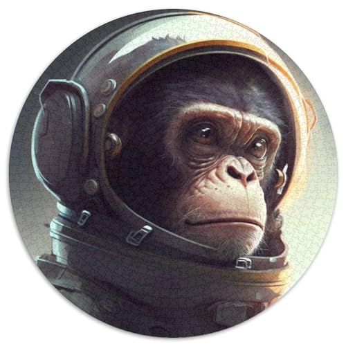 Puzzle für Erwachsene 1000 Stück, Weltraum-Astronauten-AFFE, 1000-teiliges Puzzle für Erwachsene für Jugendliche, Lernspiele, Geschenke, 67,5 x 67,5 cm von LGSHENG