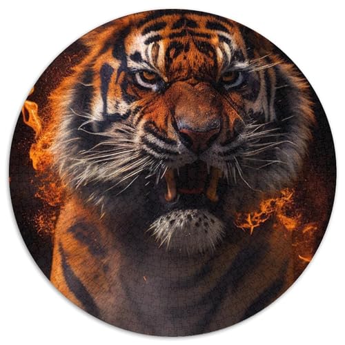 Puzzle für Erwachsene 1000 Tiger 1000-teiliges Puzzle für Erwachsene für Jugendliche Lernspiele Geschenke 67,5 x 67,5 cm von LGSHENG