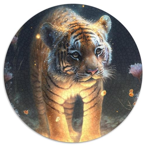 Puzzle für Erwachsene 1000 Tiger 1000-teiliges Puzzle für Erwachsene für Jugendliche Lernspiele Geschenke 67,5 x 67,5 cm von LGSHENG