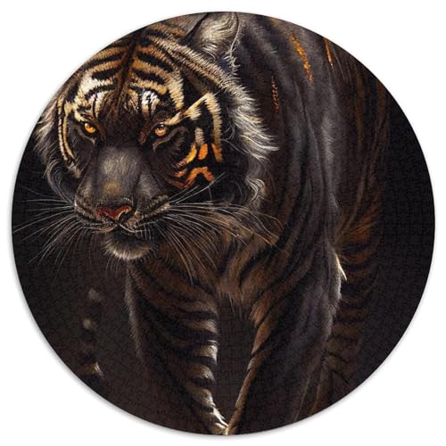 Puzzle für Erwachsene 1000 Tiger 1000-teiliges Puzzle für Erwachsene für Jugendliche Lernspiele Geschenke 67,5 x 67,5 cm von LGSHENG