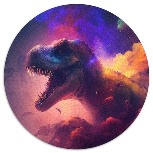 Puzzle für Erwachsene 1000 Tyrannosaurus Rex Nebula 1000-teiliges Puzzle für Erwachsene für Jugendliche Lernspiele Geschenke 67,5 x 67,5 cm von LGSHENG