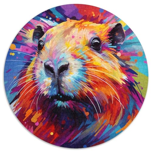 Puzzle für Erwachsene mit 1000 Teilen, Tier-Meerschweinchen, 1000-teiliges Puzzle für Erwachsene, ideales Urlaubs- oder Geburtstagsgeschenk, Partyspiel-Spielzeug (67,5 x 67,5 cm) von LGSHENG