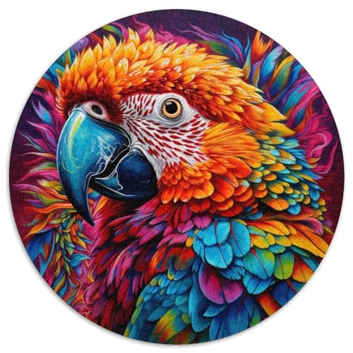 Puzzle für Erwachsene mit 1000 Teilen, Tiere, Vögel, Papageien, 1000-teiliges Puzzle, Heimaktivität für Feiertage, Geburtstage und Familienspieleabende (67,5 x 67,5 cm) von LGSHENG